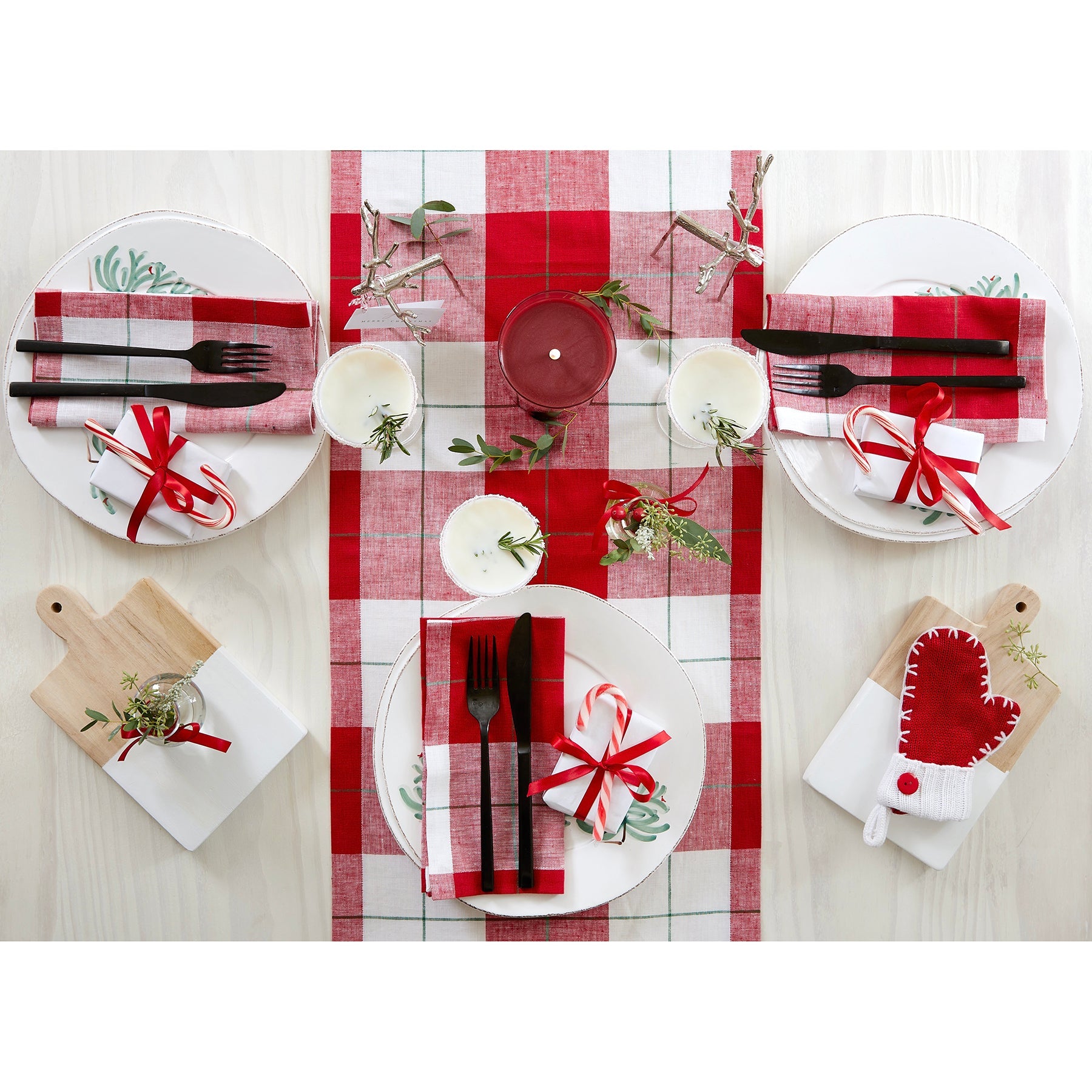 Very Merry Plaid Table Runner