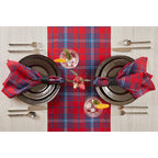 Red Tartan Plaid Table Runner