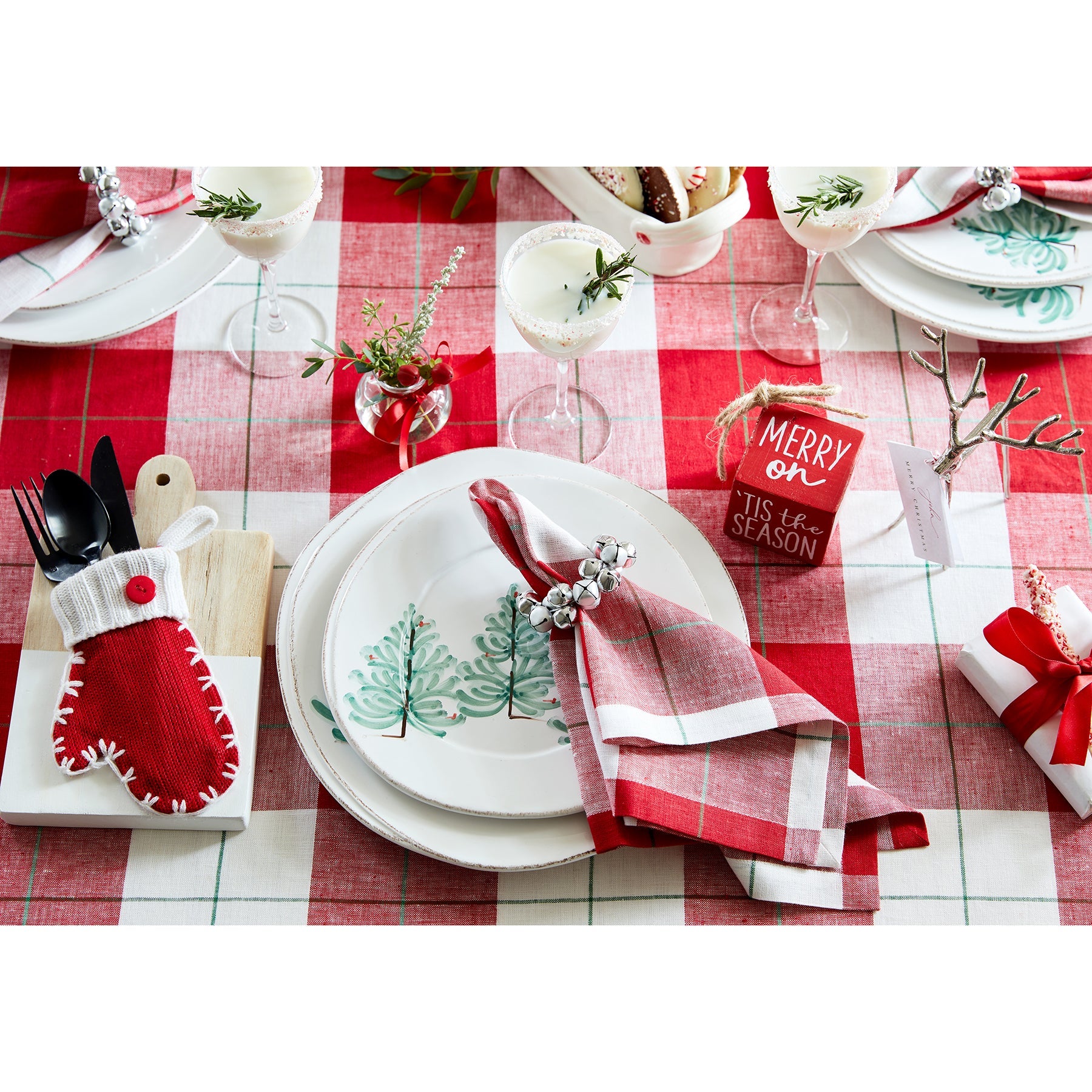 Very Merry Plaid Table Runner