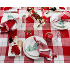 Very Merry Plaid Table Throw