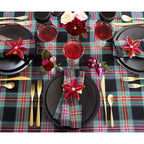 Jewel Plaid Table Throw