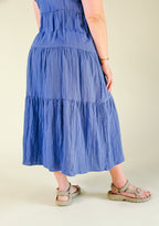 Teresa Tiered Tank Dress - Ocean