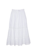 The Adelaide Prairie Skirt - White