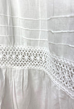 The Adelaide Prairie Skirt - White