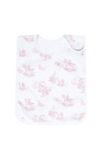 Pink Toile Baby Feeding Bib