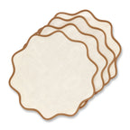 Giselle Scallop Edge Placemats, Set of 4