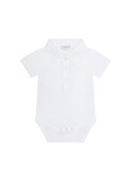 White Boy Short Sleeve Onesie