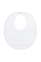White Bubble Baby Bib Pink PT One Size
