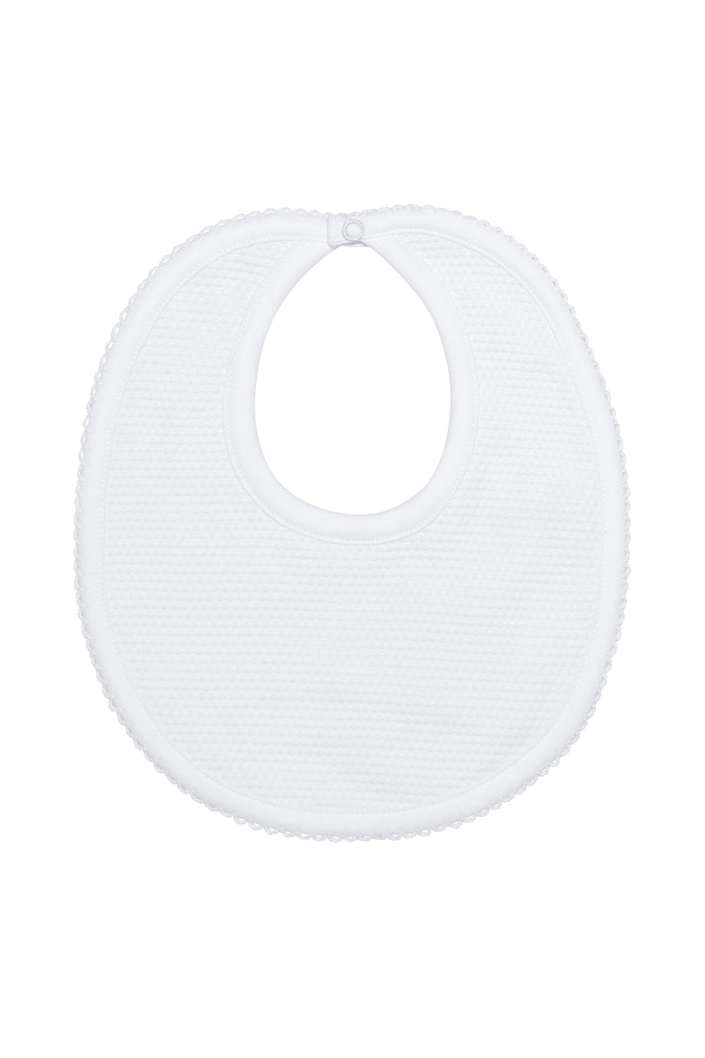 White Bubble Baby Bib White PT One Size