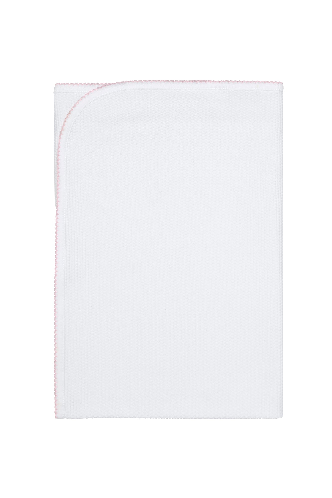 White Bubble Baby Blanket Pink PT One Size