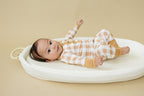 Golden Gingham 2pc Henley Bamboo Pajamas - Sizes Newborn & Up!