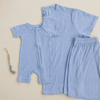 Women's Ribbed Bamboo Pajama Top & Bottoms - sold as separates