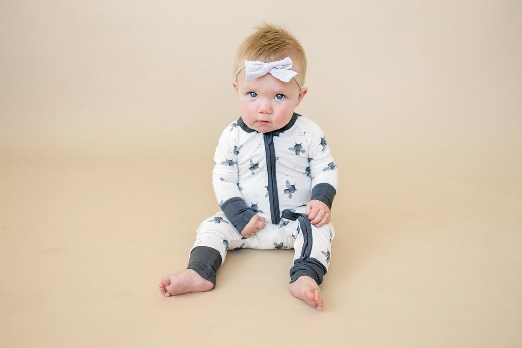 Batty for Bedtime Bamboo Zippy Romper *Newborn only