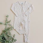 Tiny Tulips Bamboo Zippy Pajamas