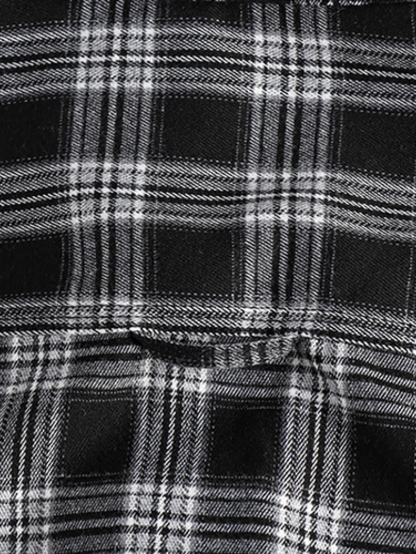 Men's Plus Size Plaid Button Down Shirt