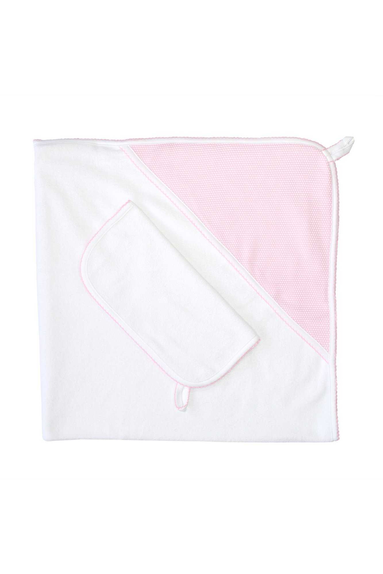 Bubble Hooded Towel - Pink Pink One Size