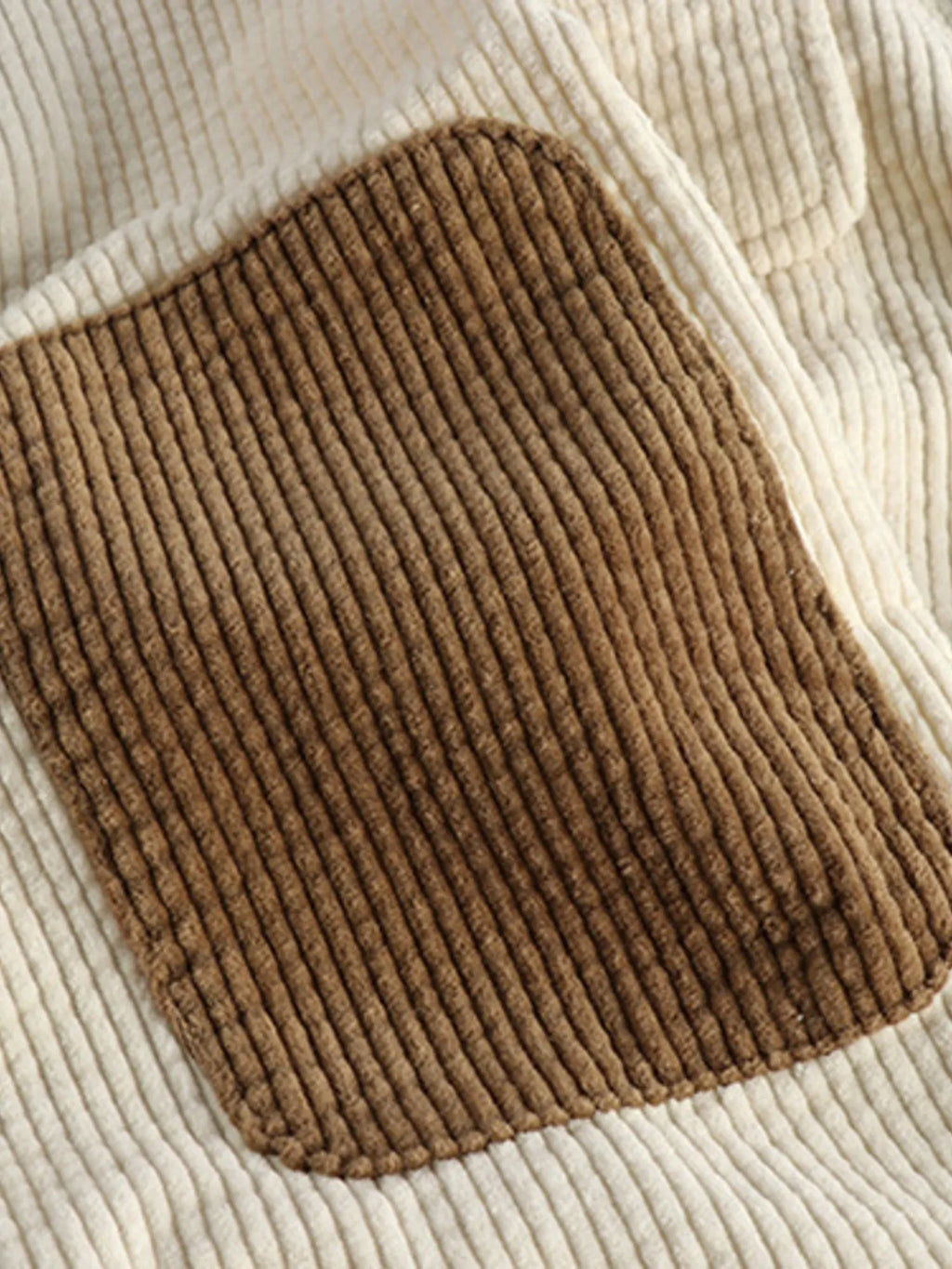 Men's Plus Size Button Up Corduroy Shirt