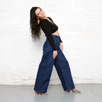 Palazzo Dark Wash 100% Cotton