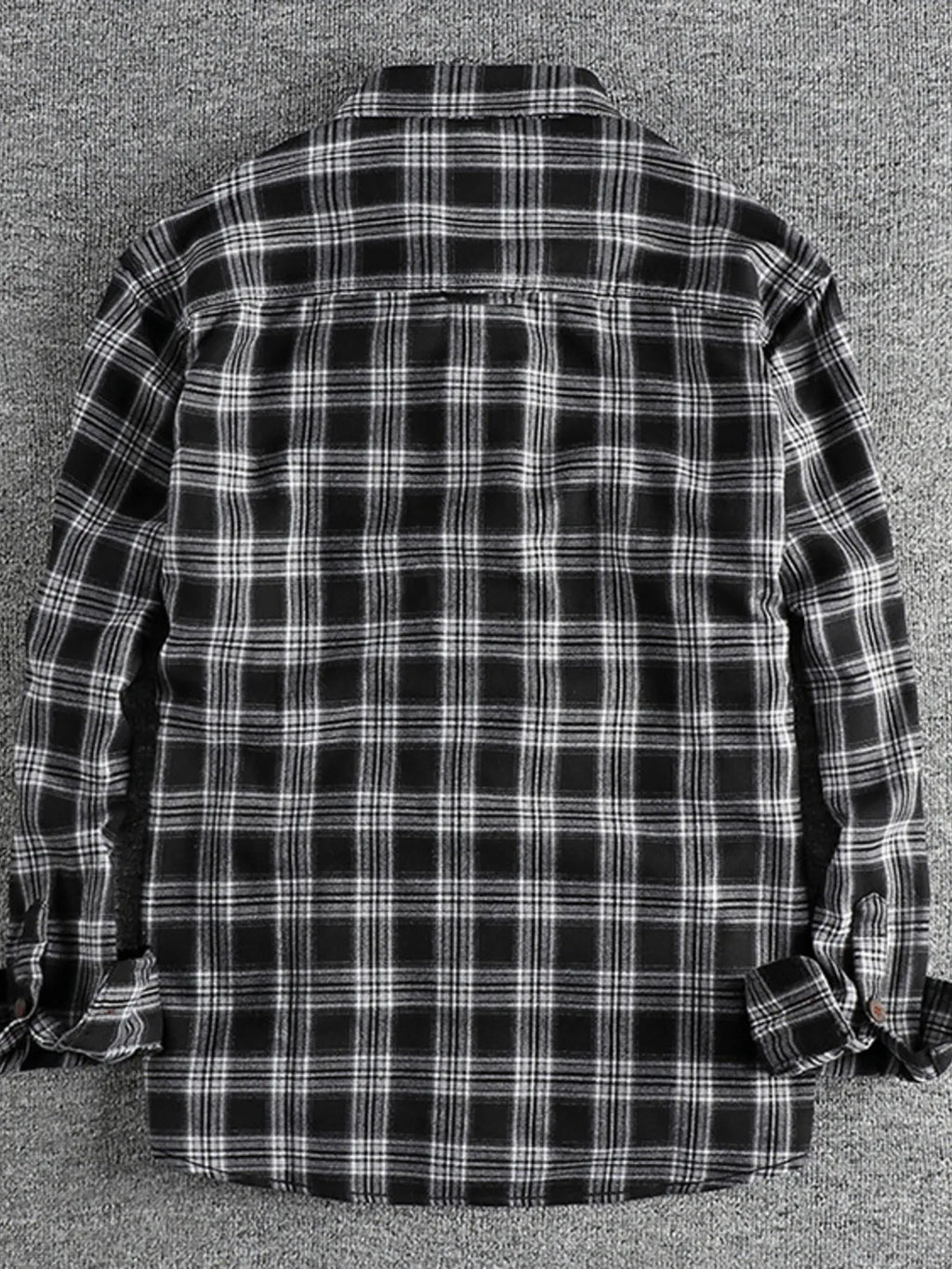 Men's Plus Size Plaid Button Down Shirt