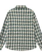 Men's Plaid Button Up Long Sleeve Shirt