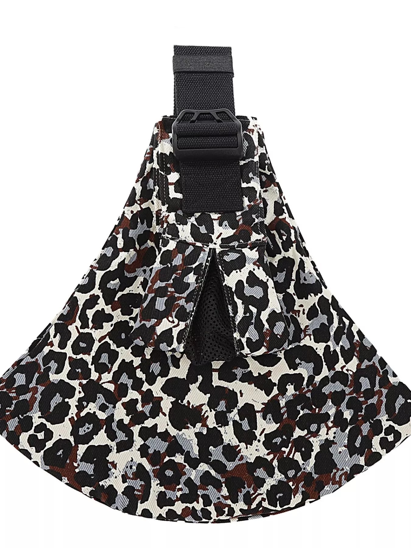 Printed Adjustable Baby Sling Black One Size