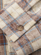 Men's Plaid Button Up Long Sleeve Shirt