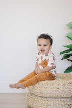 Football Print Bamboo Jogger Set *3-6m left