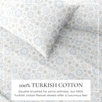 4-Piece Turkish Cotton Flannel Sheet - Stratton Collection
