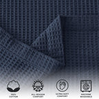 100% Cotton Waffle Weave Blanket - Mikala Collection
