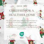 4-Piece Turkish Cotton Christmas Flannel Sheet - Whittaker Collection