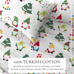 4-Piece Turkish Cotton Flannel Sheet - Whittaker Collection