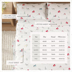 4-Piece Turkish Cotton Flannel Sheet - Whittaker Collection