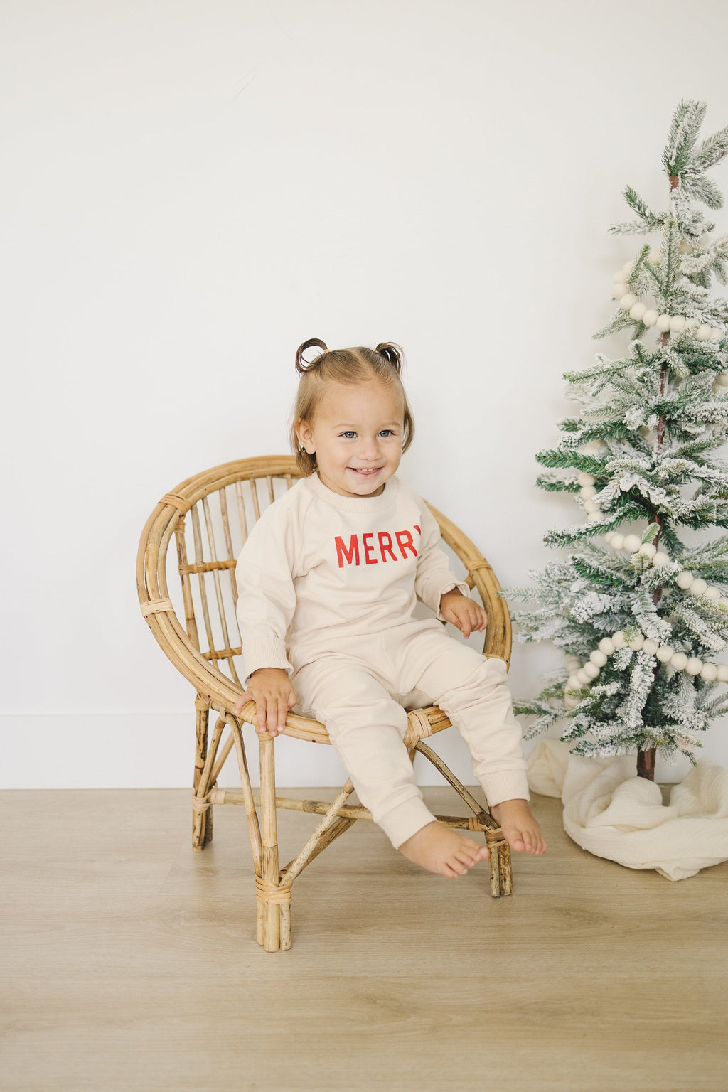 Merry Organic Cotton Crewneck Sweatshirt - Natural