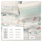 Coastal Printed Cotton Quilt Set - St. Augustine Collection
