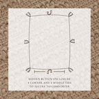 100% Cotton Honeycomb Waffle Duvet Set - Mattea Collection
