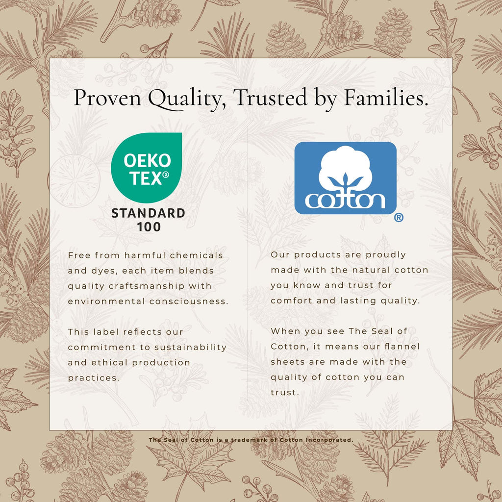 Turkish Cotton Flannel Sheet Set - Elevated Lodge Collection