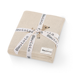 Luxury Cotton Deer Knit Swaddle Baby Blanket