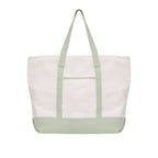 Extra Large Canvas Tote Sage Green