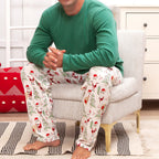 Christmas Santa Bamboo Adult Pajama Pants